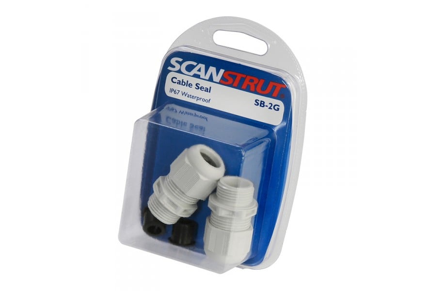 Cable gland twin pack SB-2G 4-12mm cables IP67