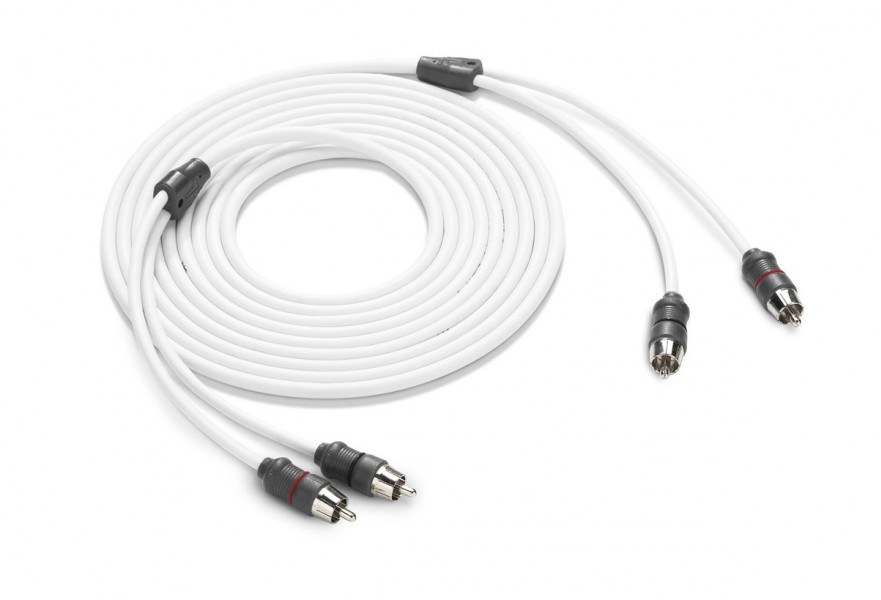 Cable-audio 2CH 12ft twisted pair with Brass connectors