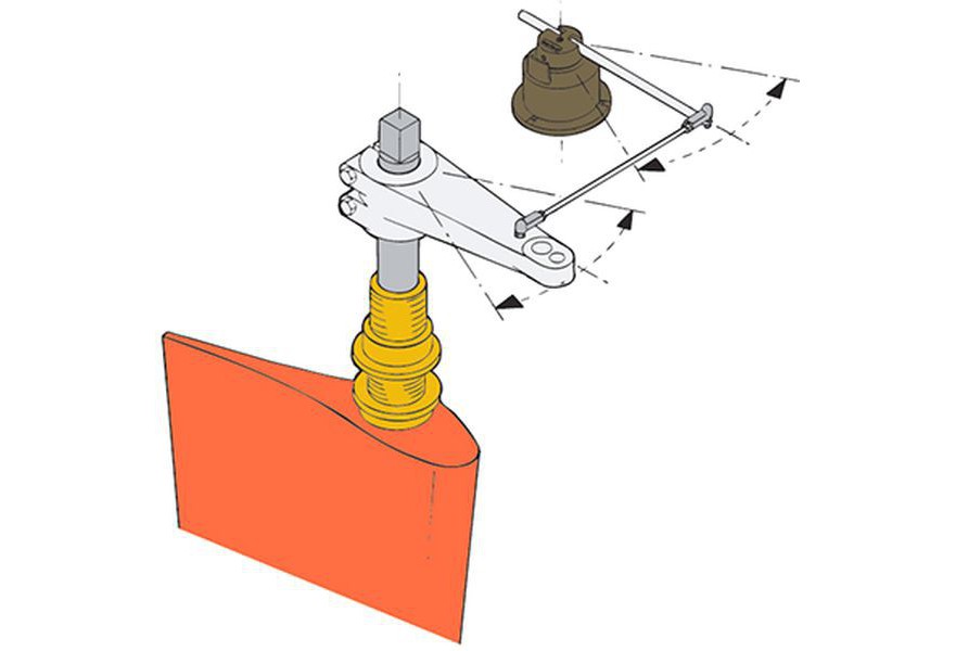 Sensor rudder position RFU1718