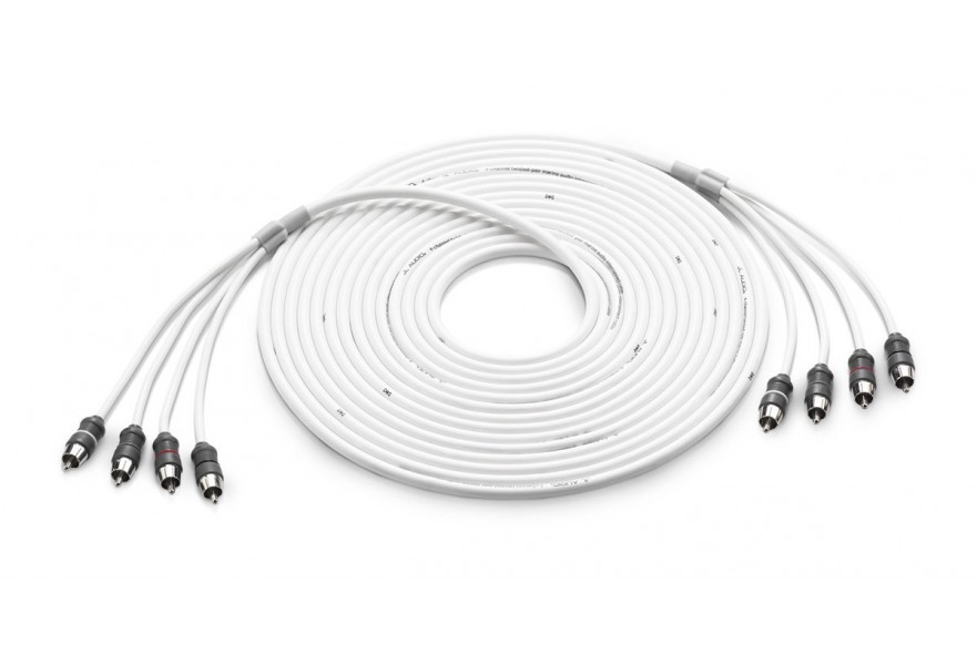 Cable-audio 4CH 25ft twisted pair with Brass connectors