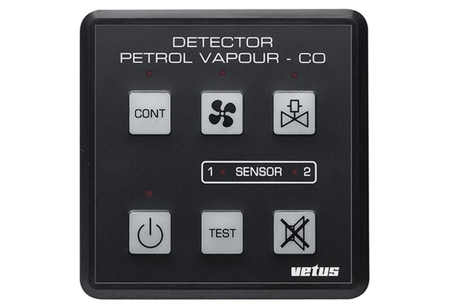 Detector PD1000 12/24V for petrol vapour & carbon monoxide includes sensor