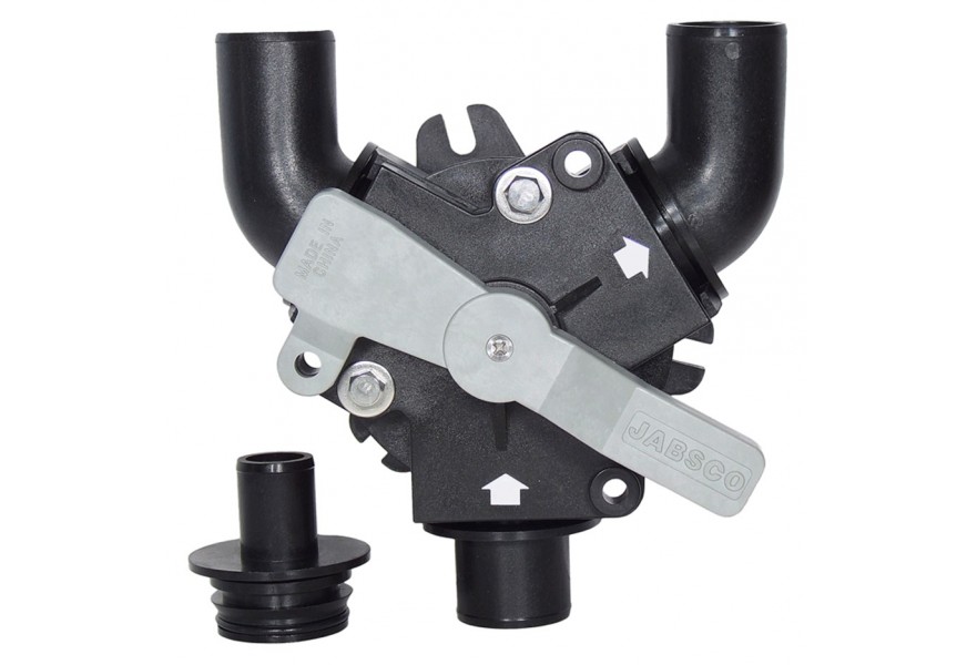 Y valve with swivel ports (lockable)